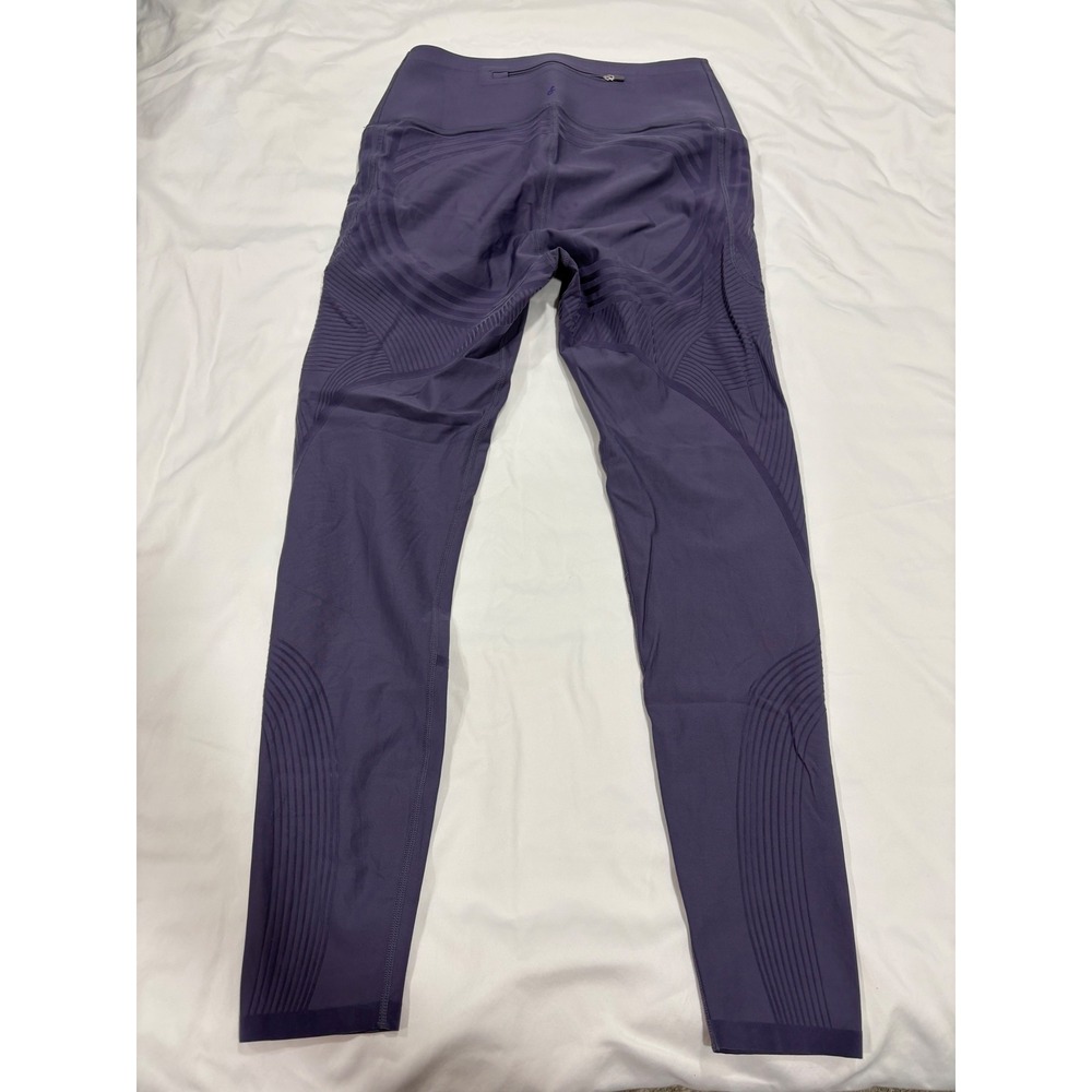 Fanka Body Sculpt 3-Pocketful Leggings Purple Size M/L High Waisted Compression - Picture 3 of 11